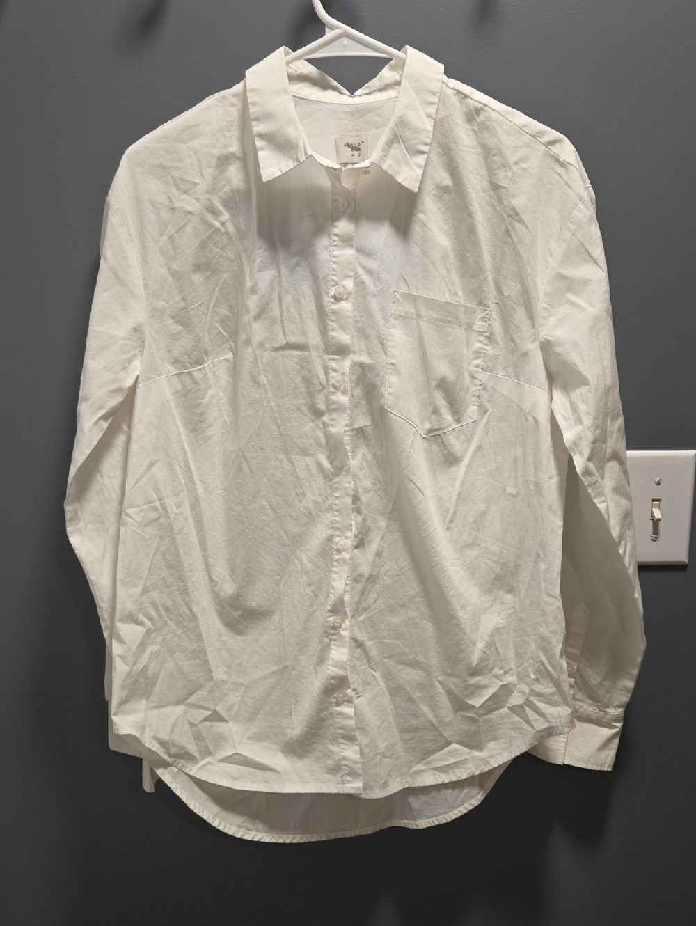 Women's Classic White Button-Up Shirt